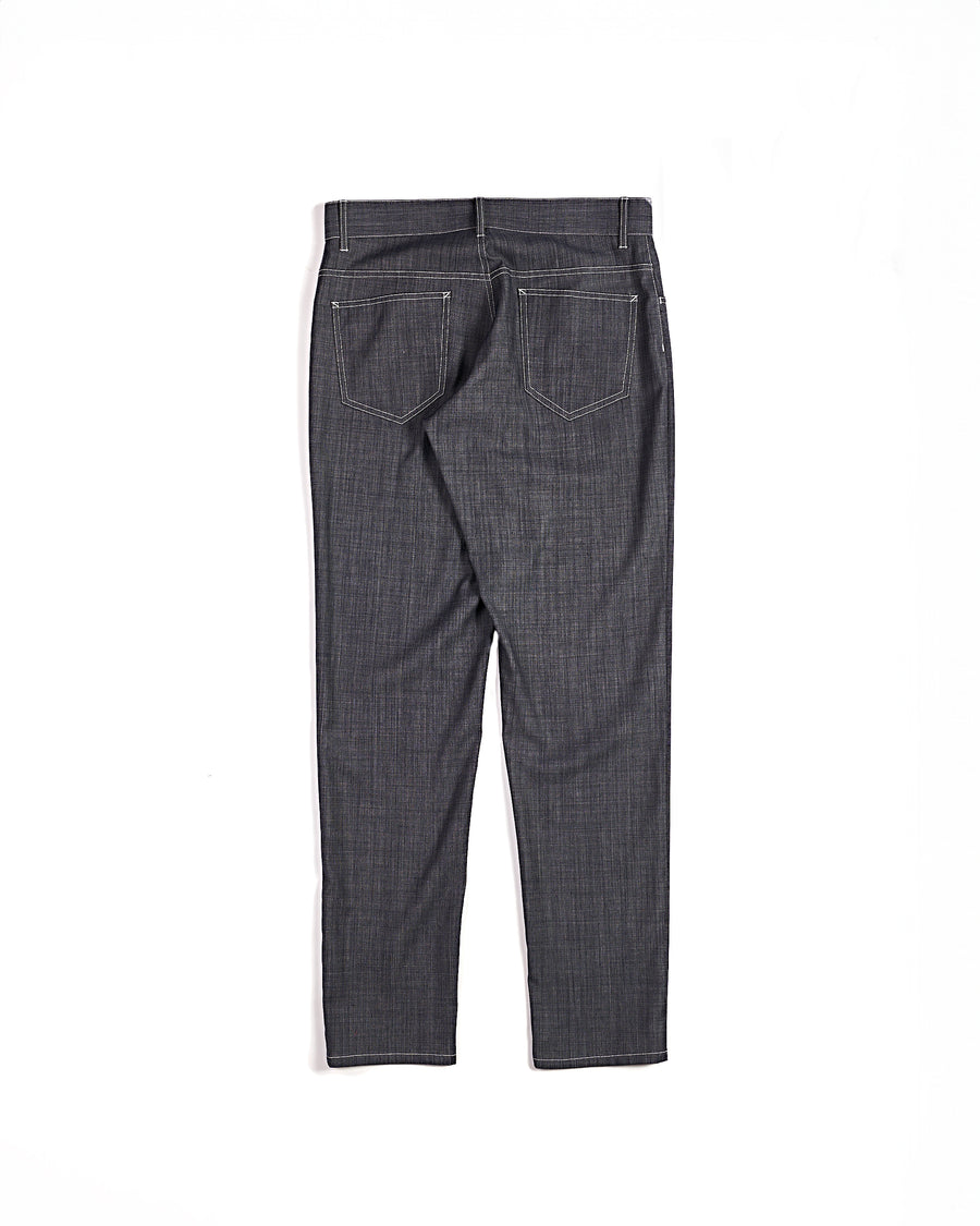 Denim-like Summer Wool Pants