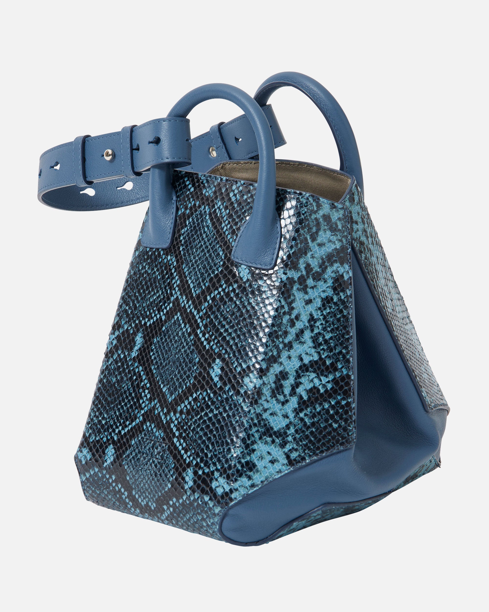 Combi leather shoulder bag (small)