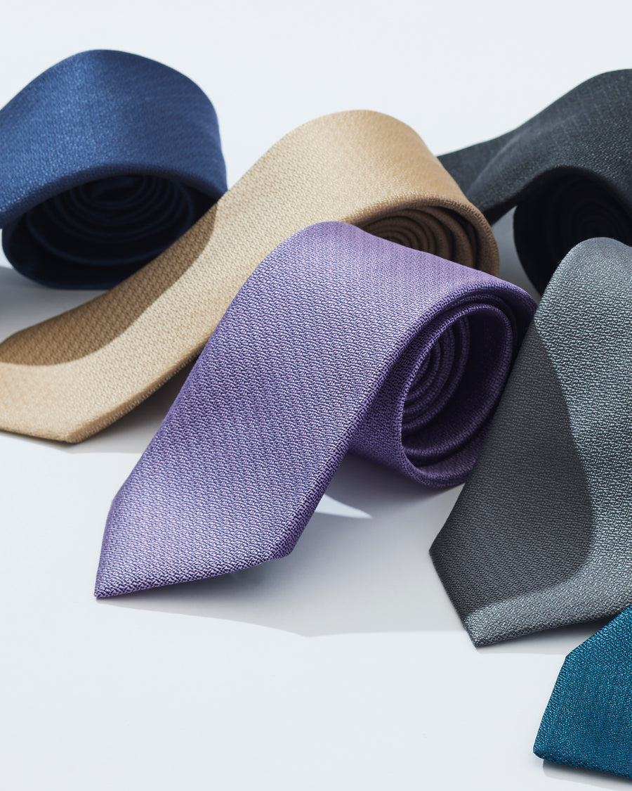 Solid Tone Silk Tie