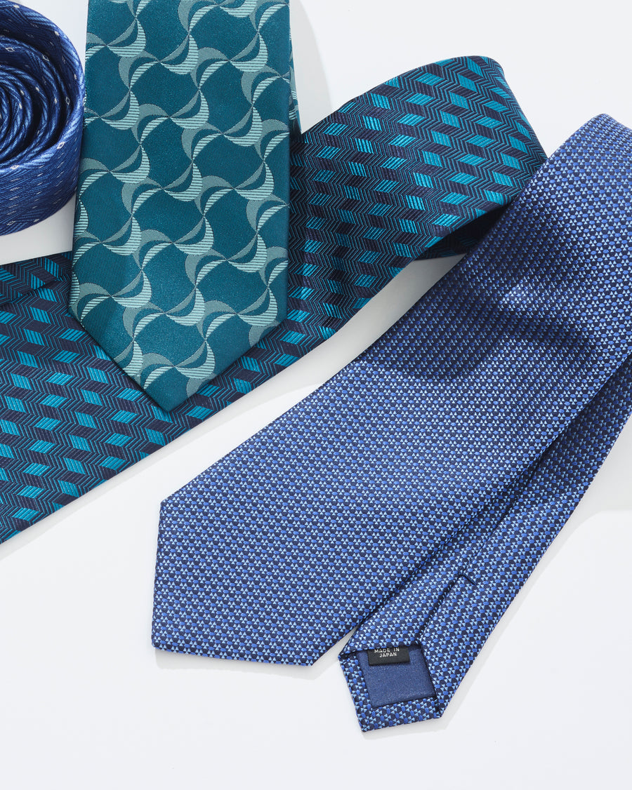 Micro Pattern Silk Tie