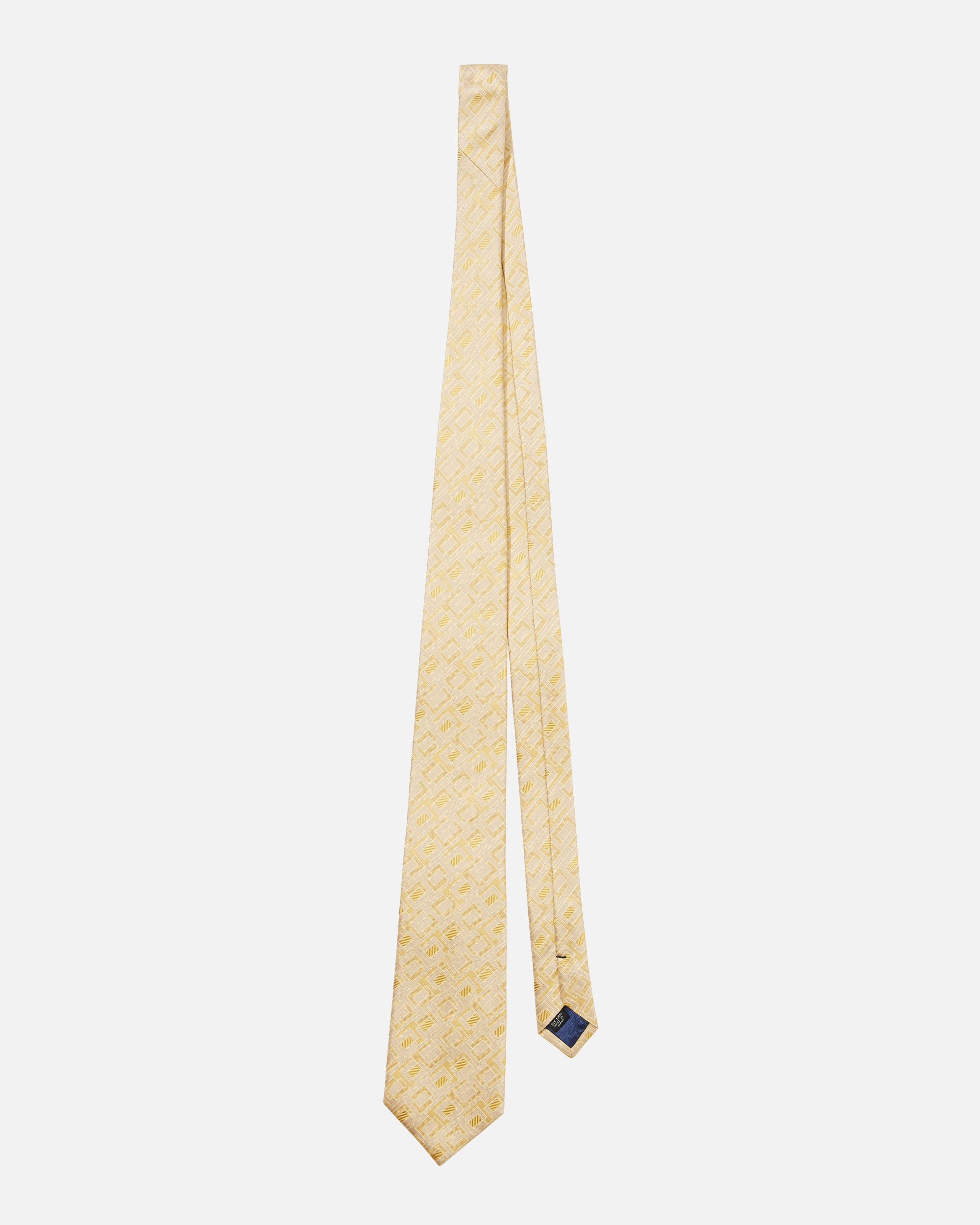 Geometric Square Silk Tie
