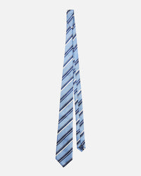Multi-stripe silk tie