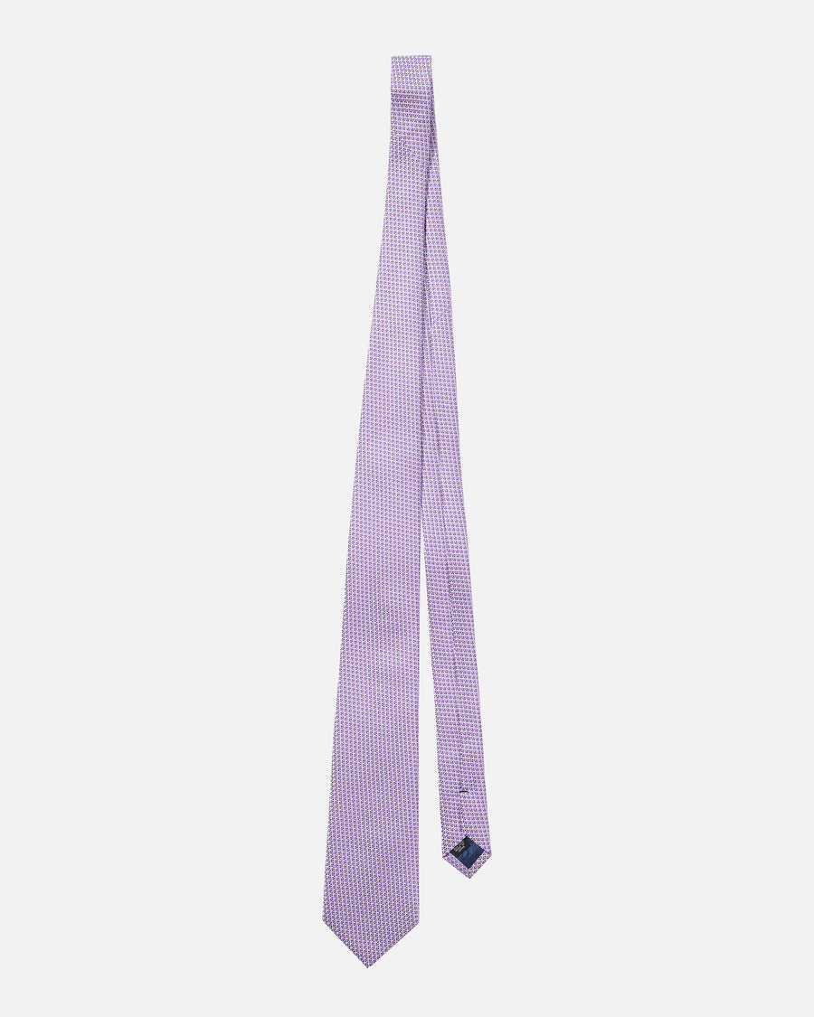 Micro Pattern Silk Tie