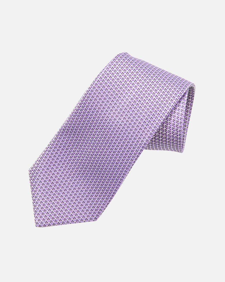 Micro Pattern Silk Tie