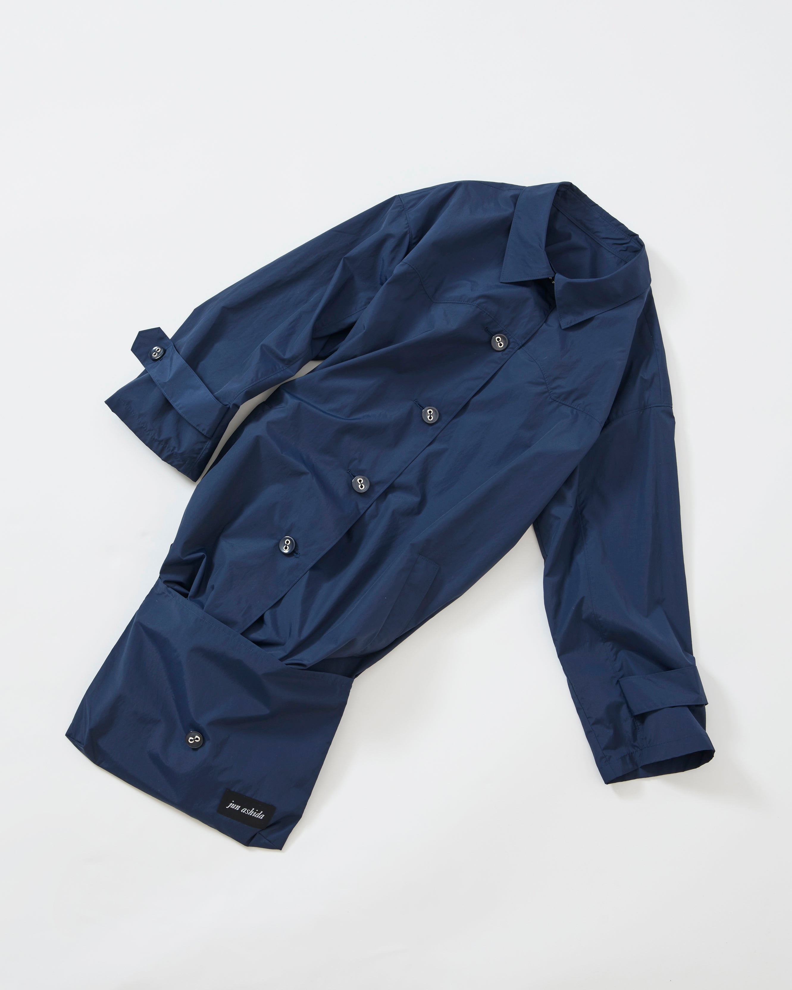 A-line Balmacaan Coat