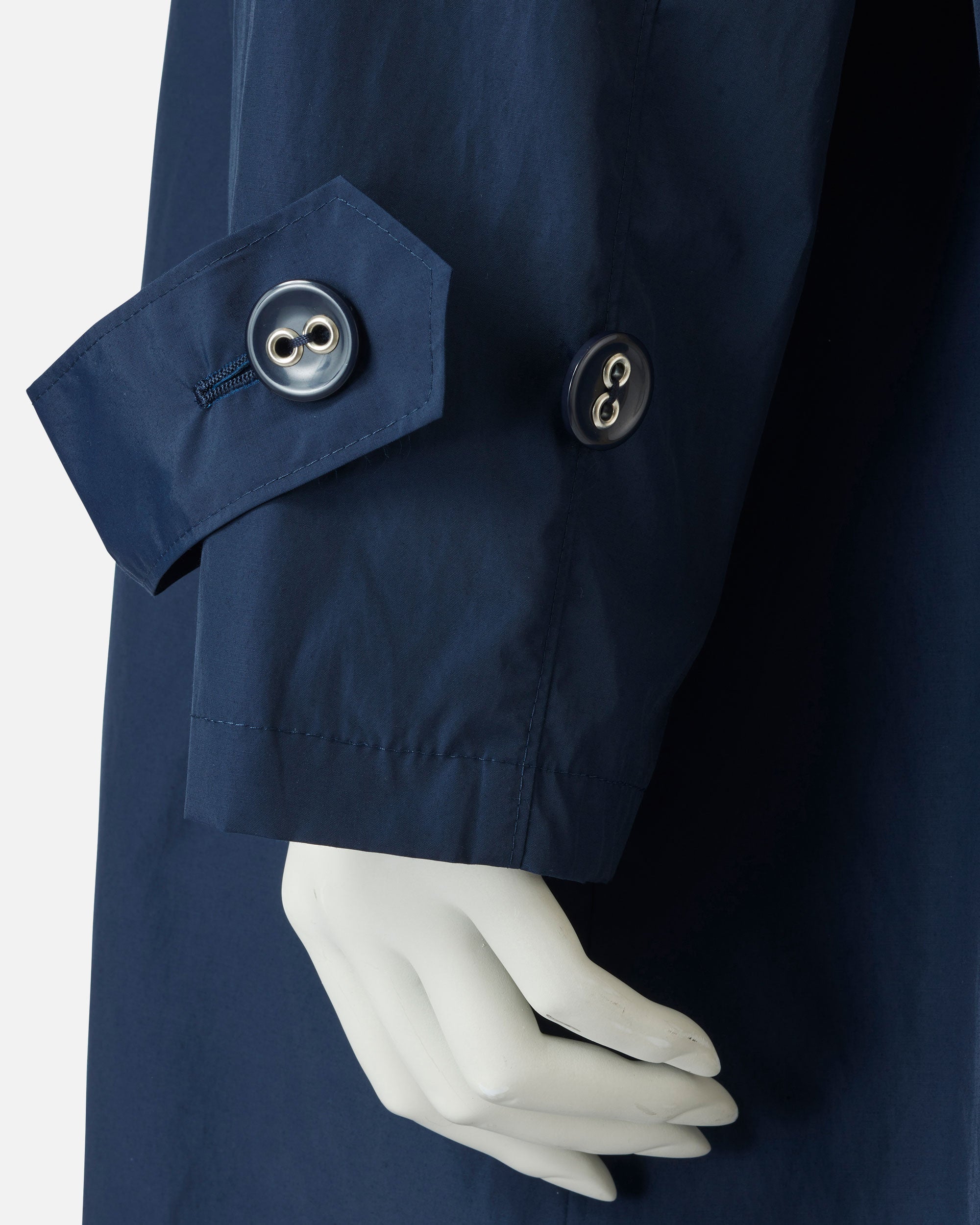 A-line Balmacaan Coat