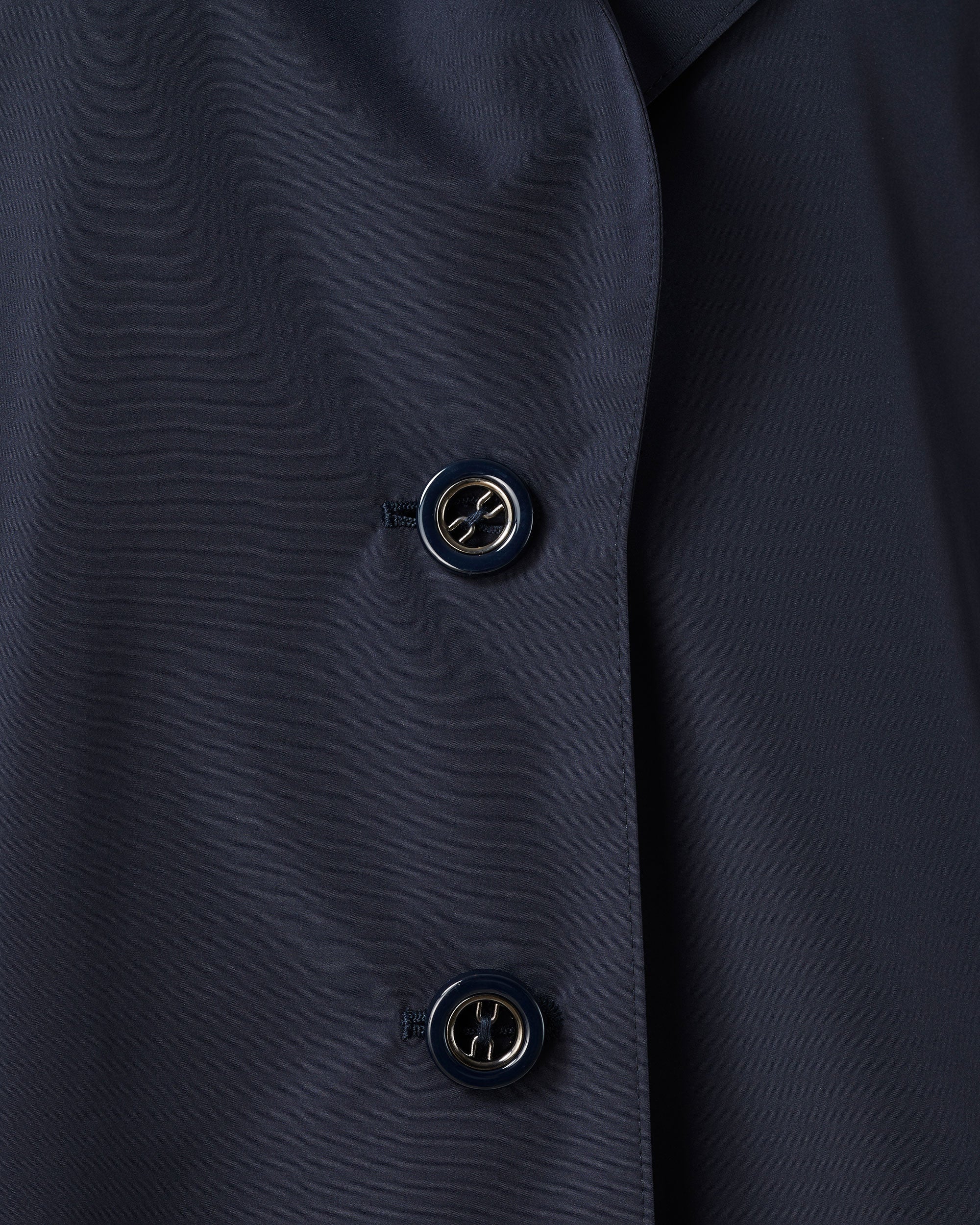 Taffeta spring coat with sash