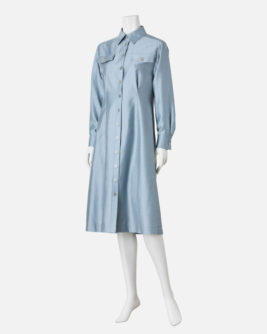 Shirt collar dress