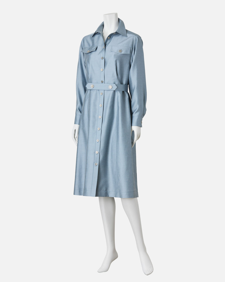 Shirt collar dress