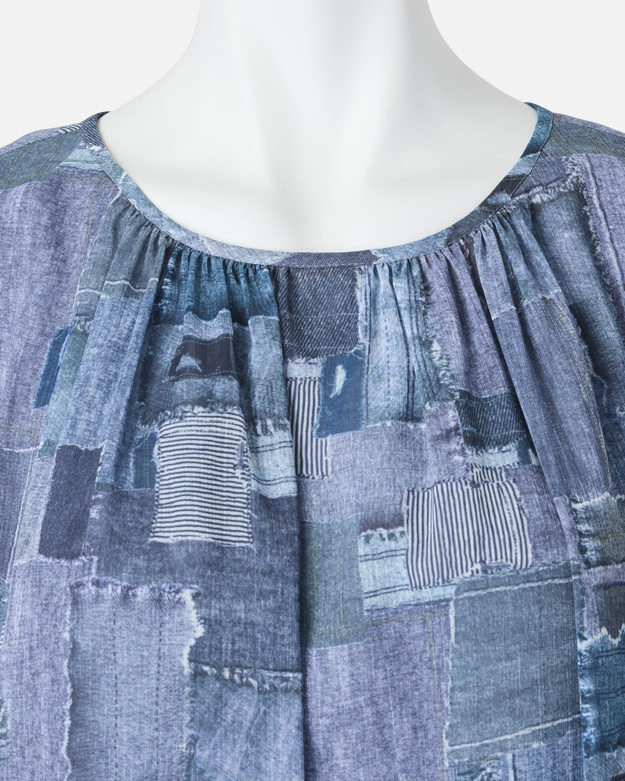 Georgette print dress