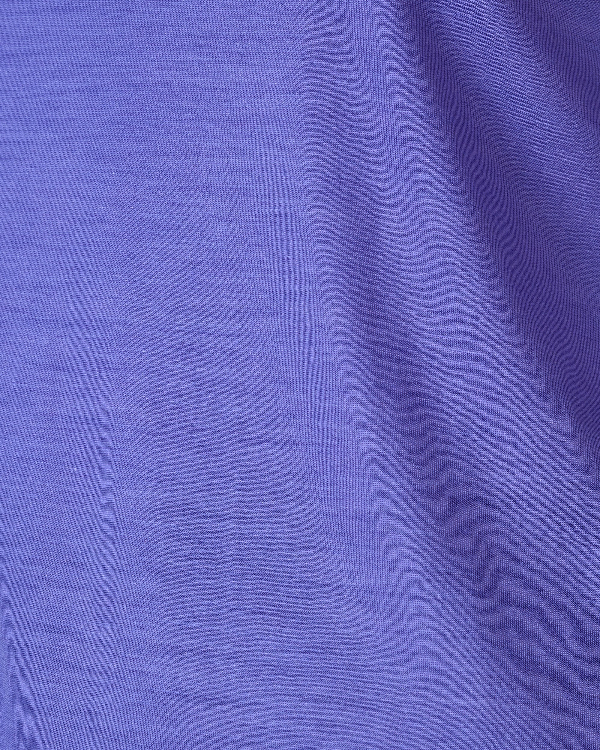 Wool jersey high neck blouse