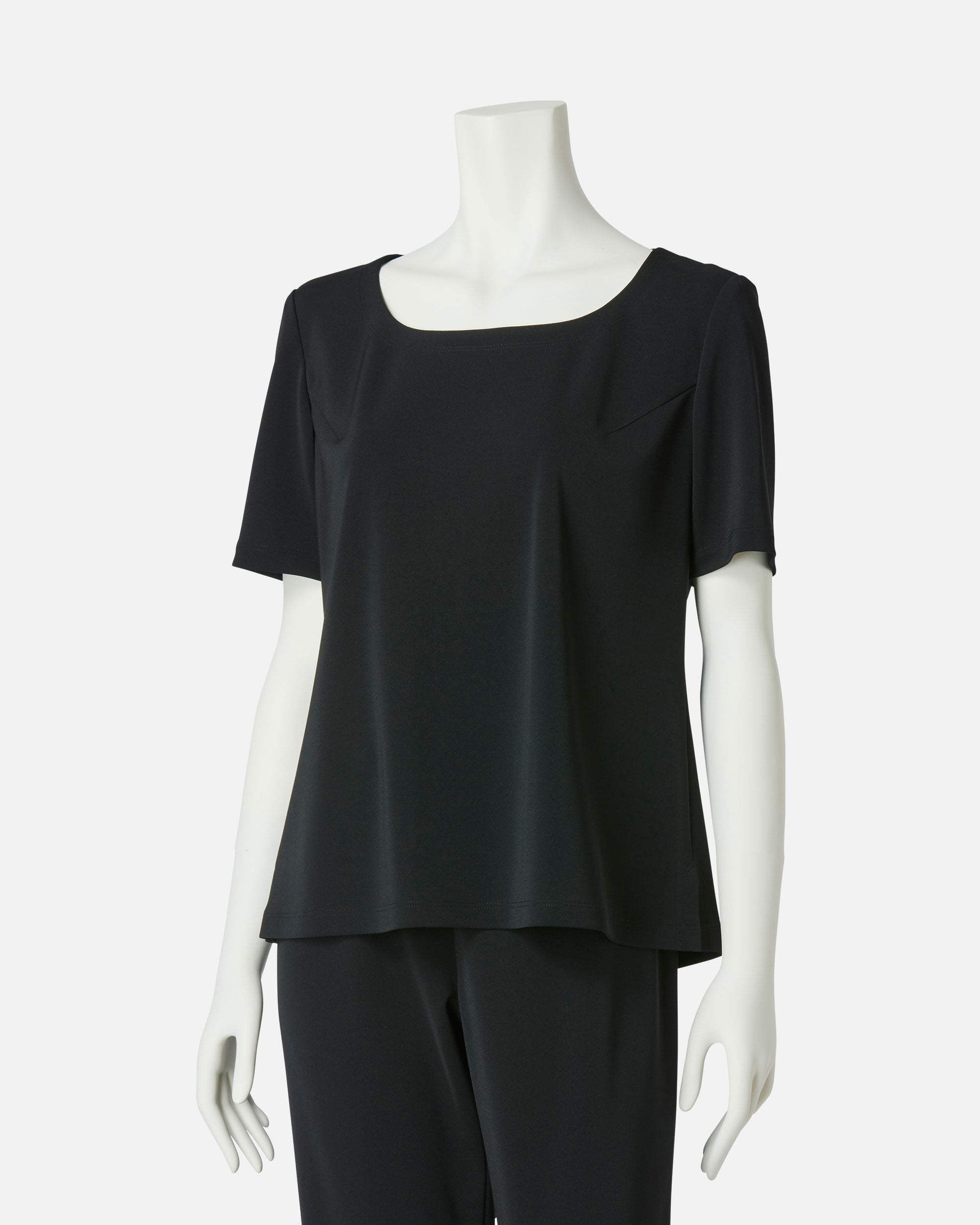 Multi-Platique short sleeve blouse