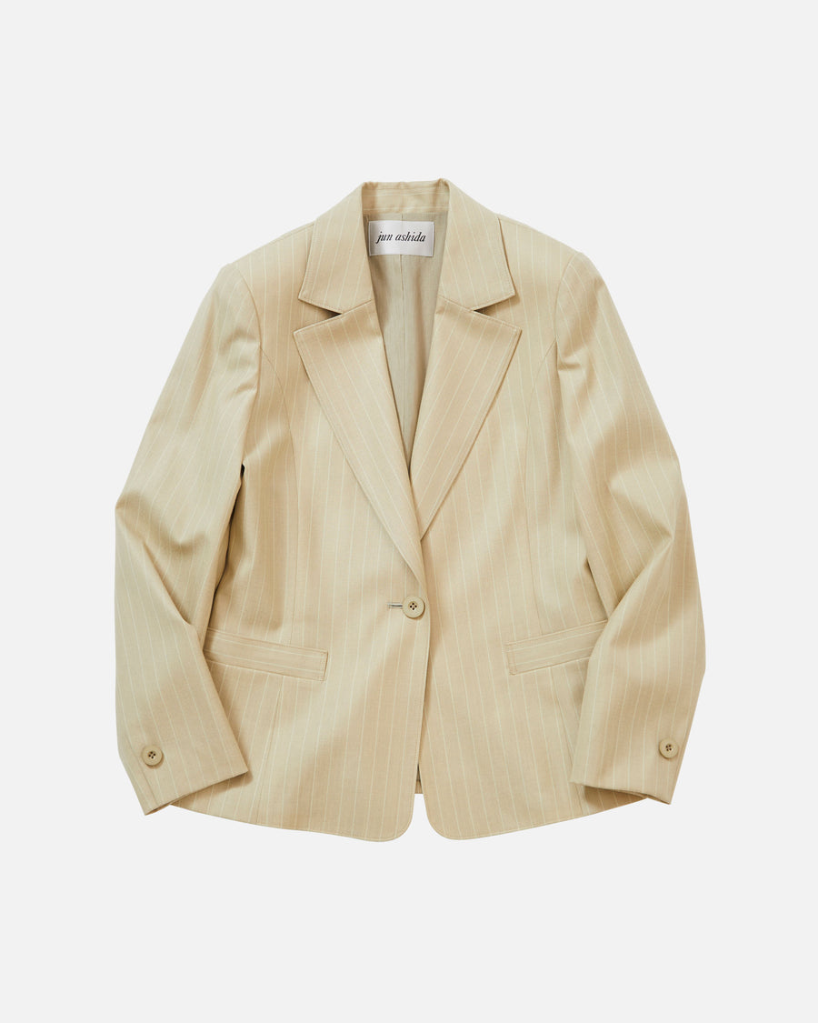 Pinstripe tailored jacket