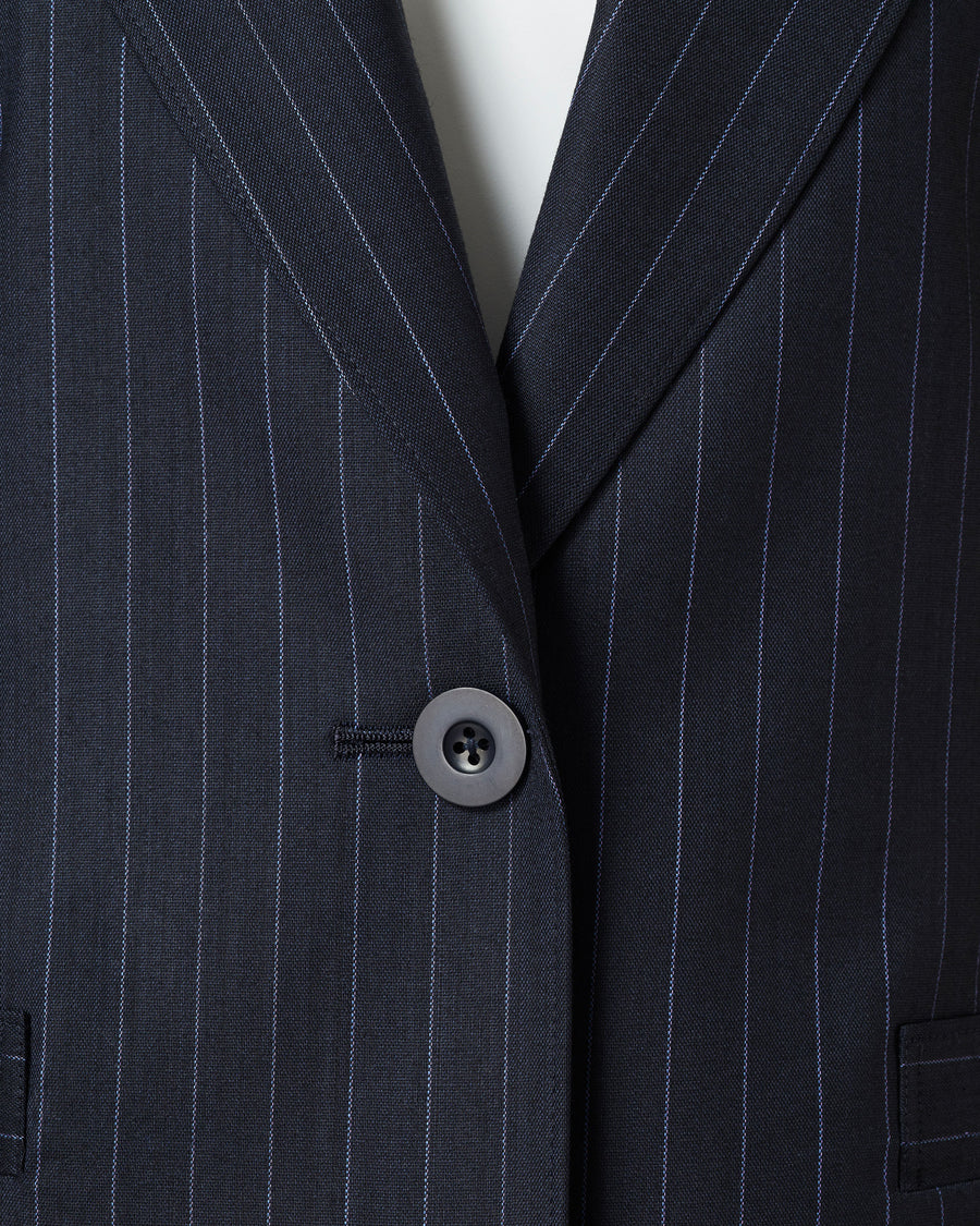 Pinstripe tailored jacket
