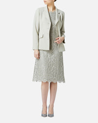 Crepe tailored jacket