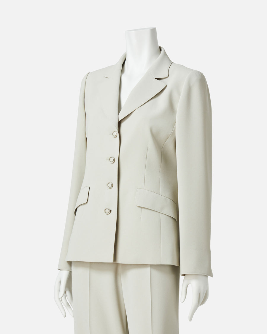 Crepe tailored jacket