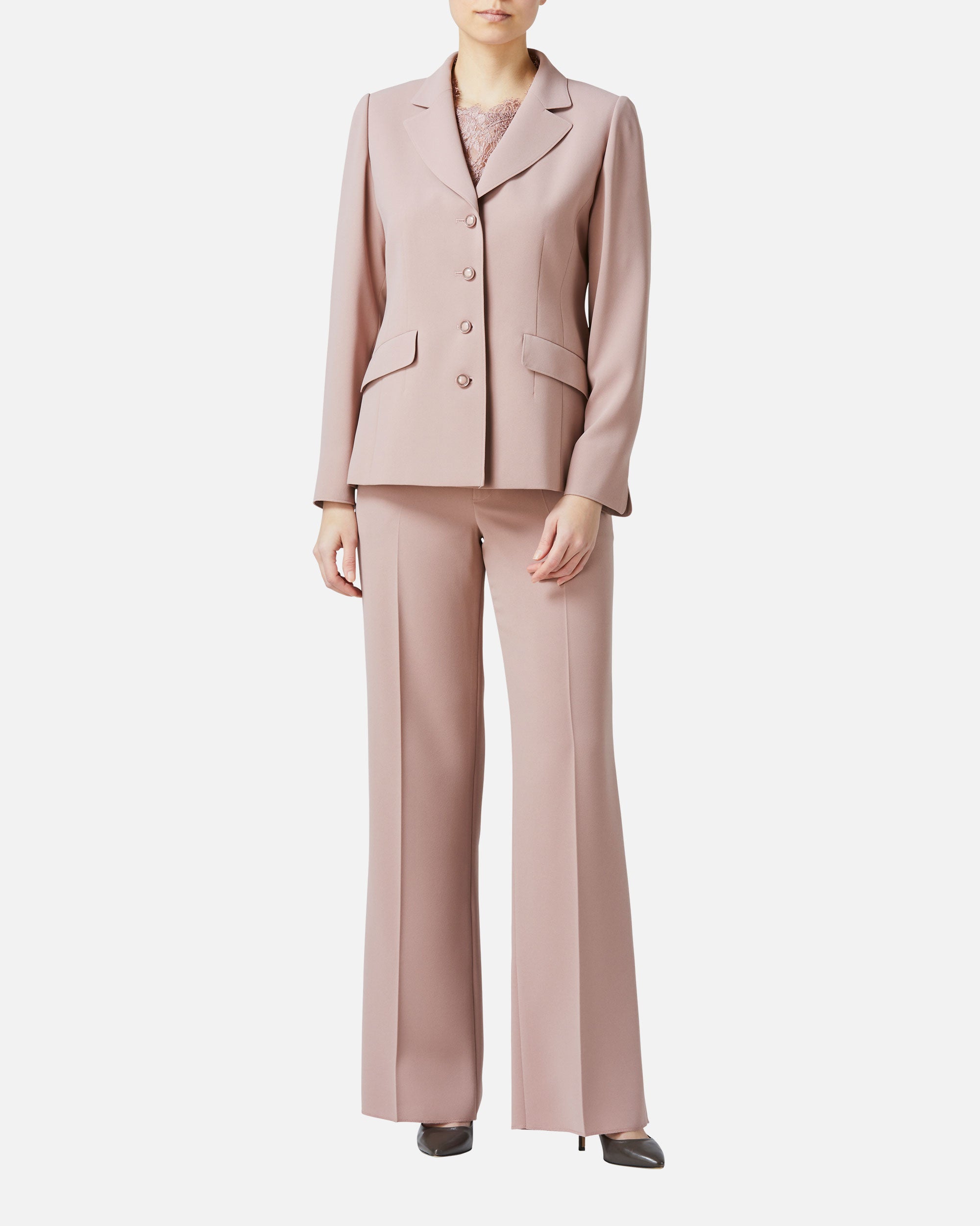 Crepe tailored jacket