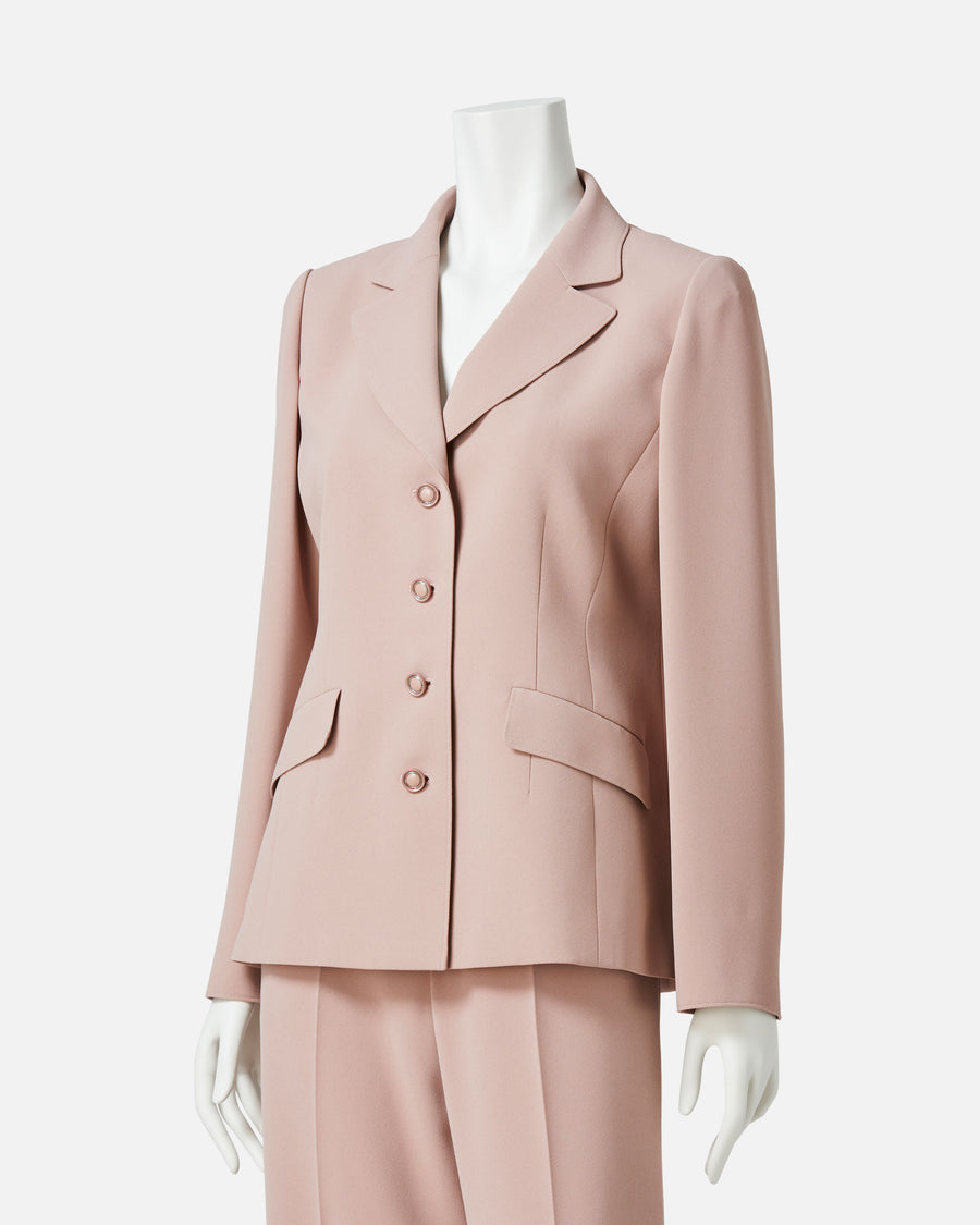 Crepe tailored jacket