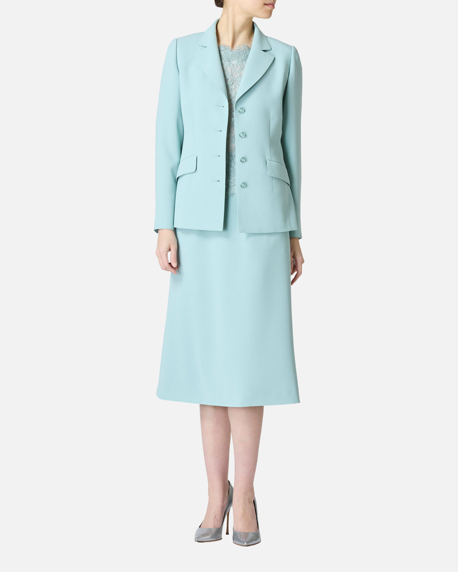 Crepe tailored jacket