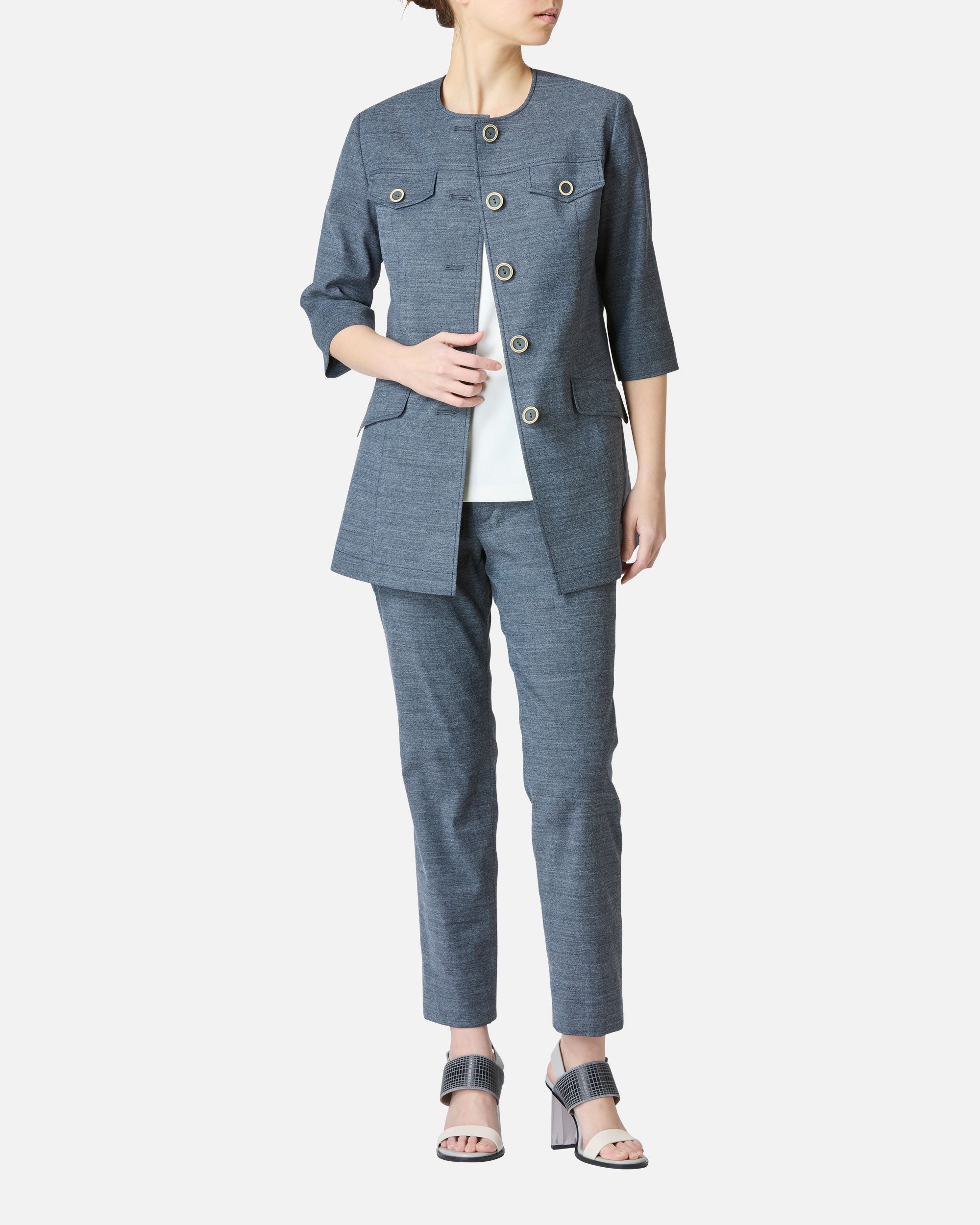 Natural stretch cropped pants
