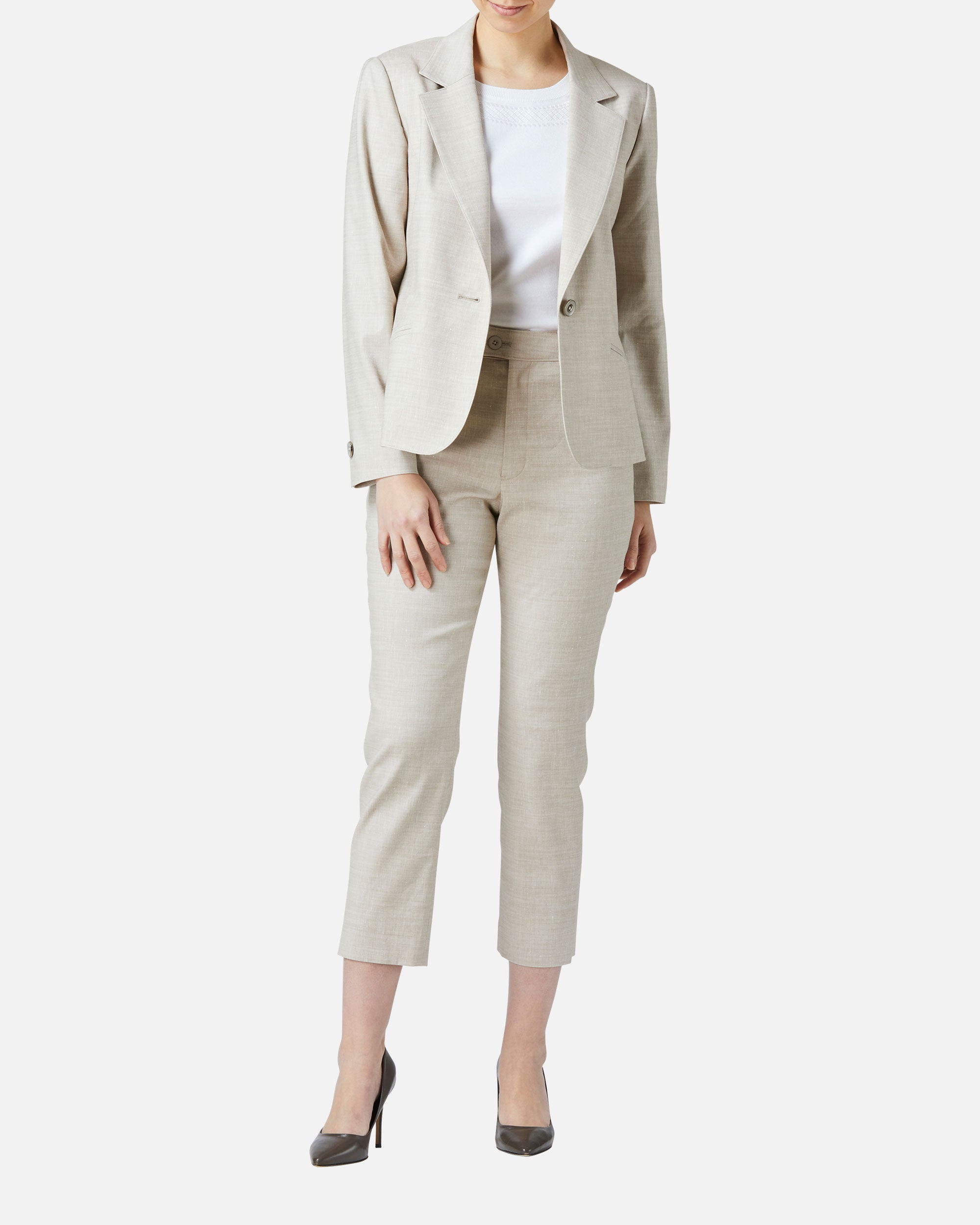 Natural stretch tailored jacket