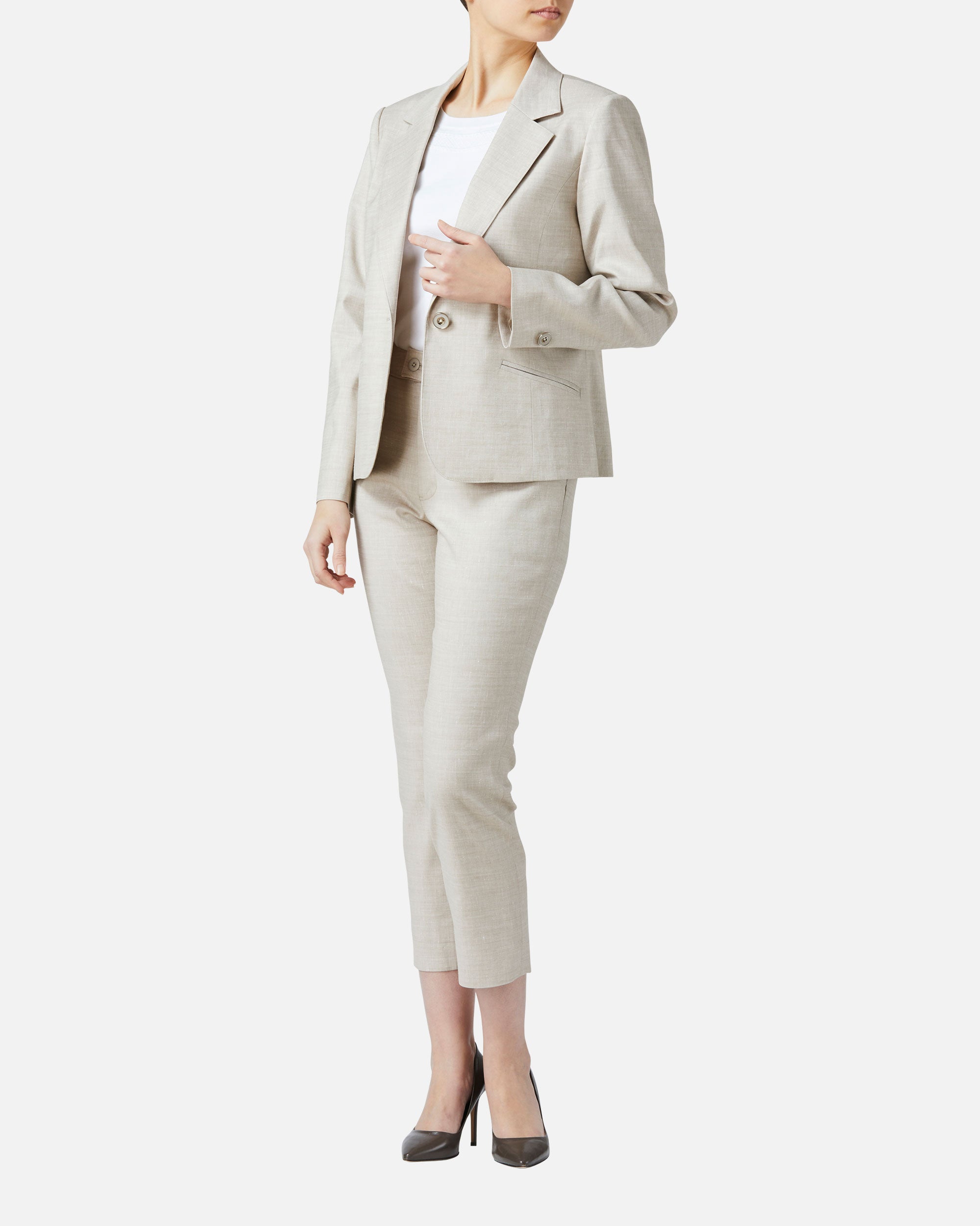 Natural stretch tailored jacket