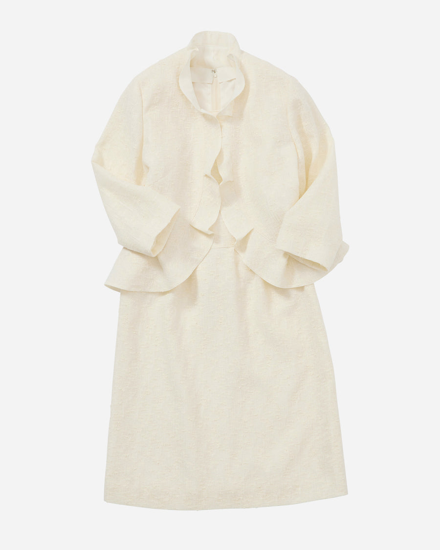 Natural Line Jacquard Dress
