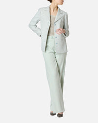 Box silhouette summer tweed jacket