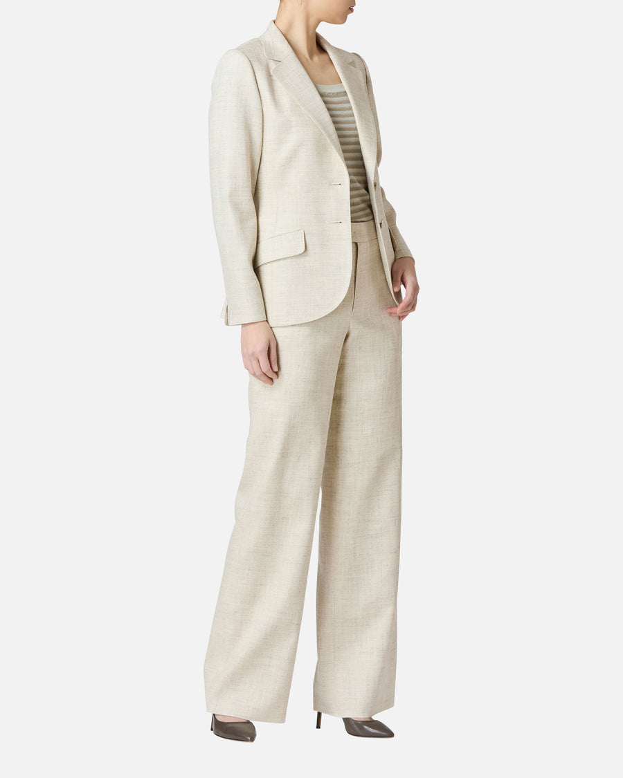 Pastel color twill tailored jacket