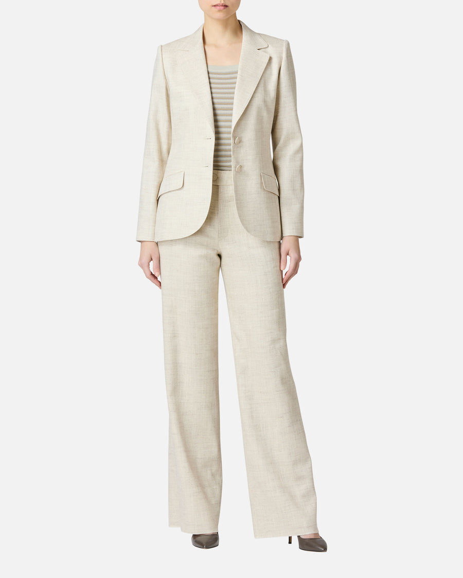 Pastel color twill tailored jacket