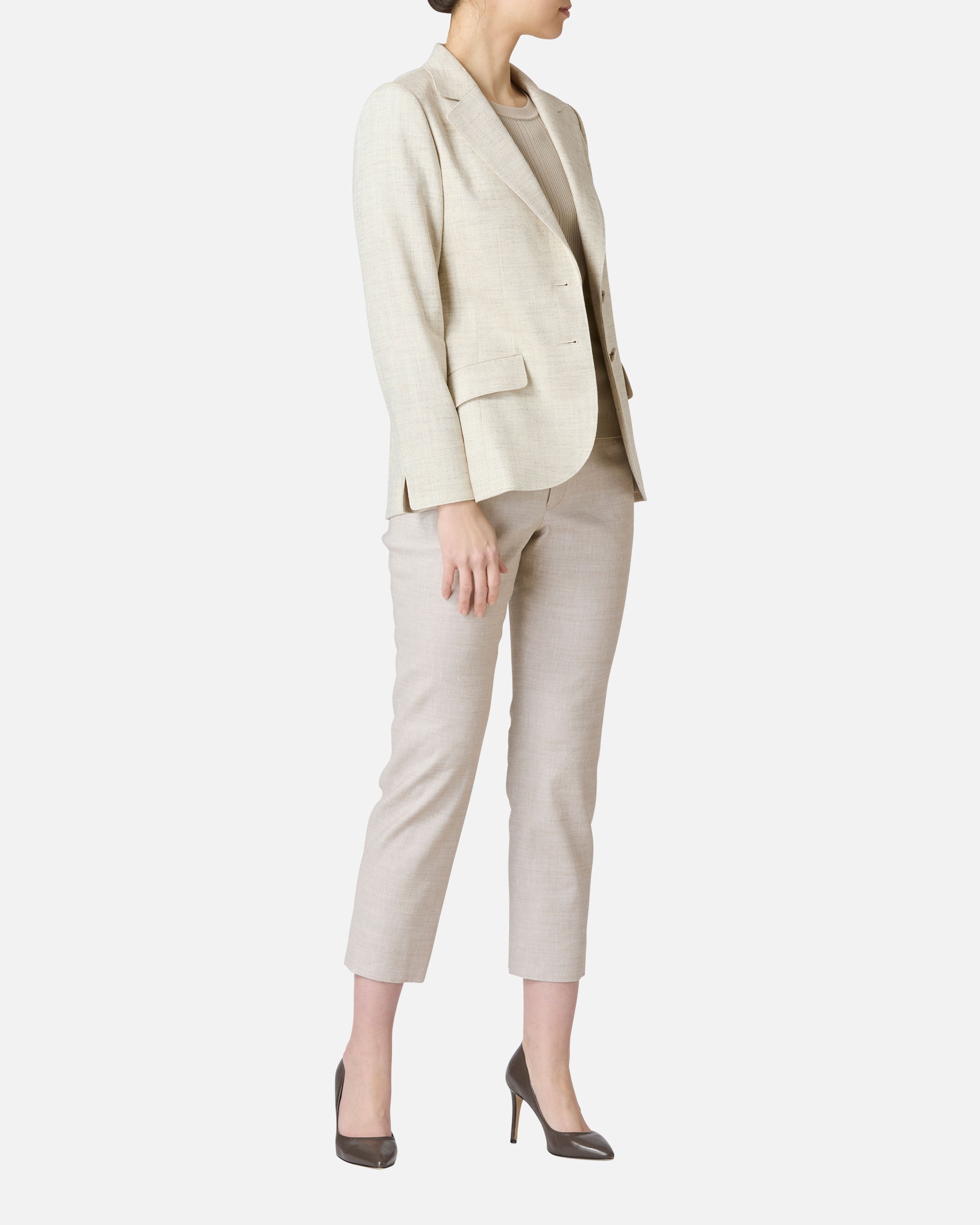 Natural stretch cropped pants