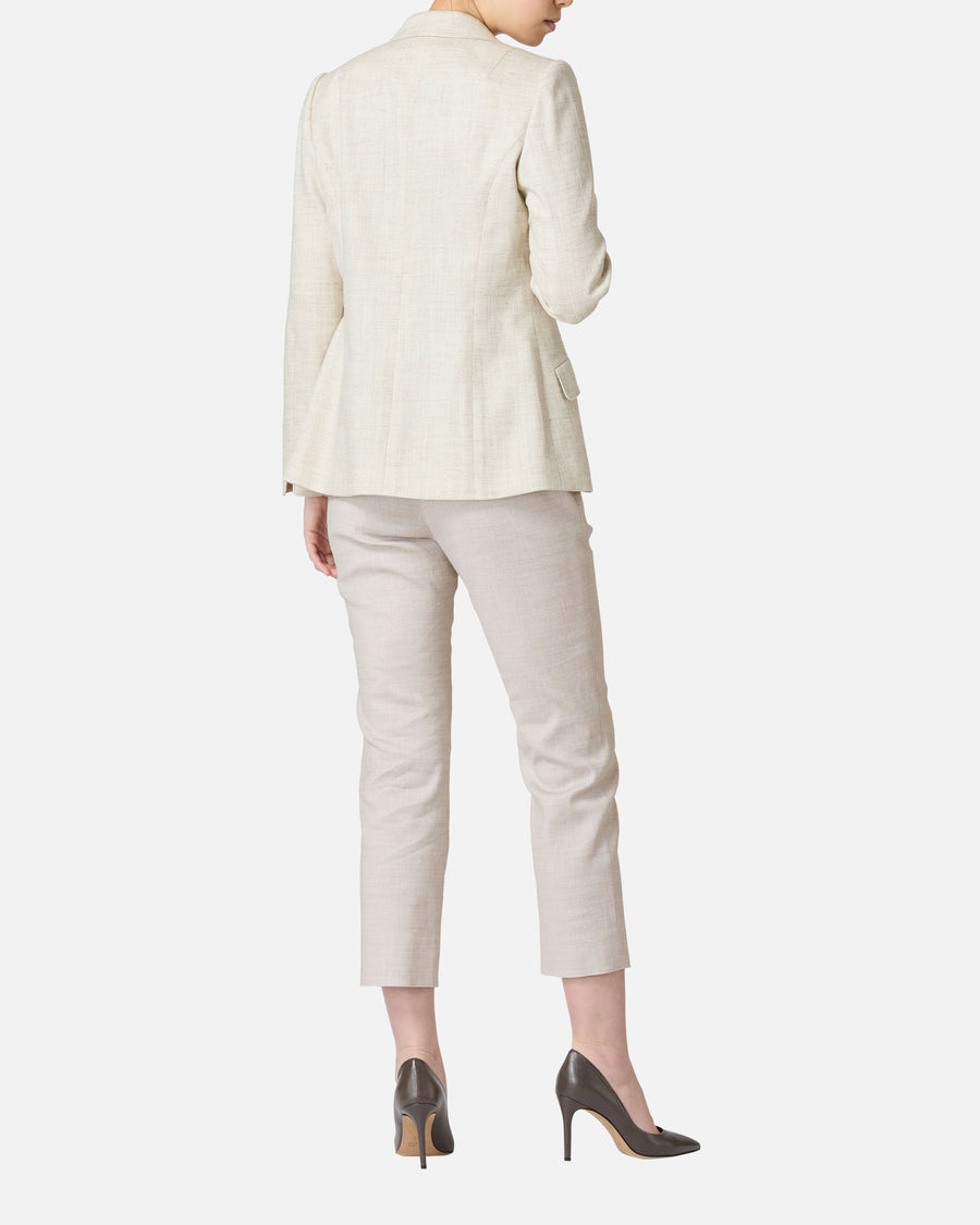 Pastel color twill tailored jacket