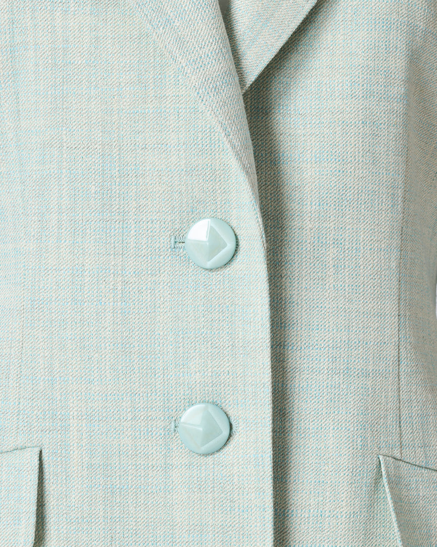 Pastel color twill tailored jacket