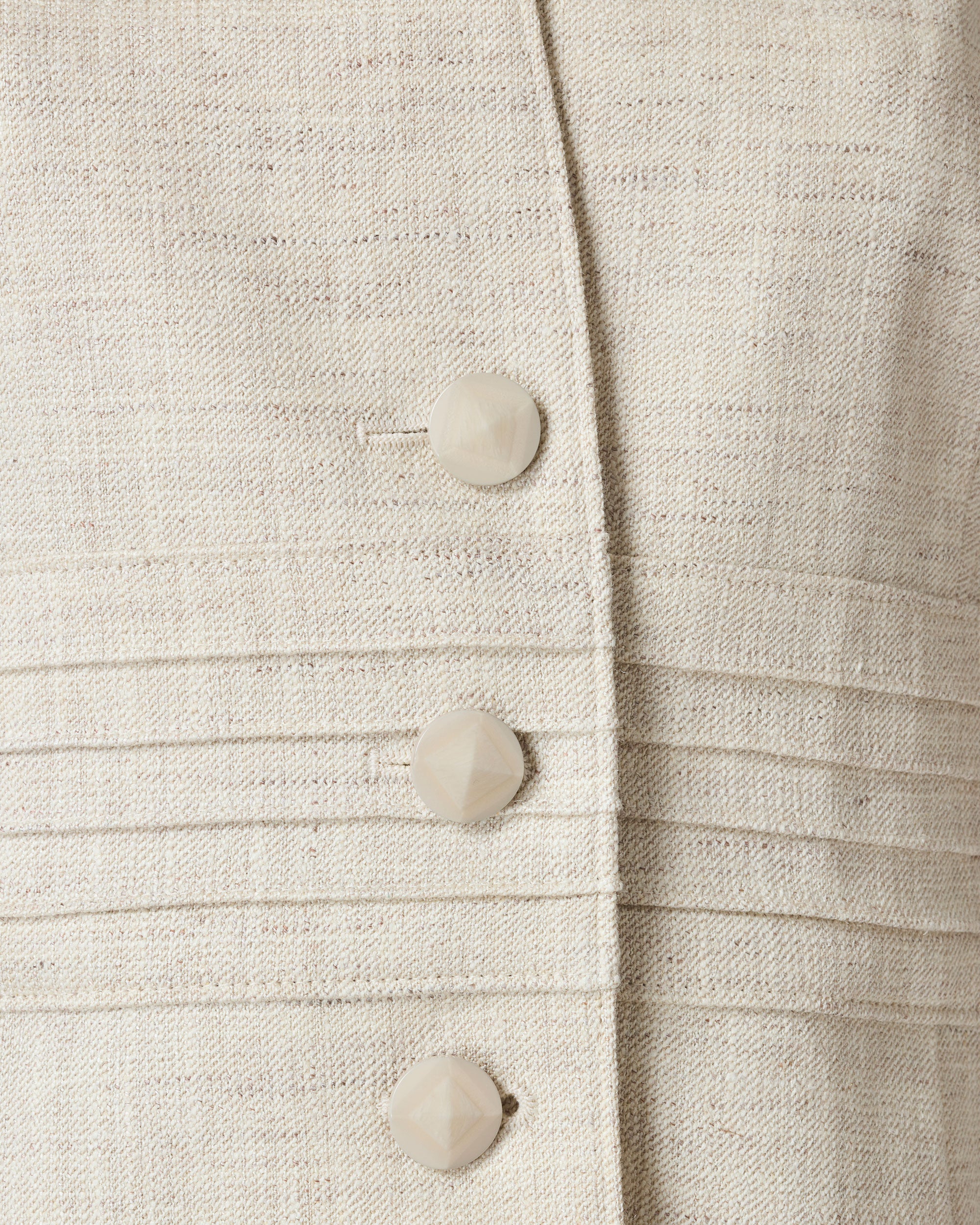 Pastel color twill half sleeve jacket