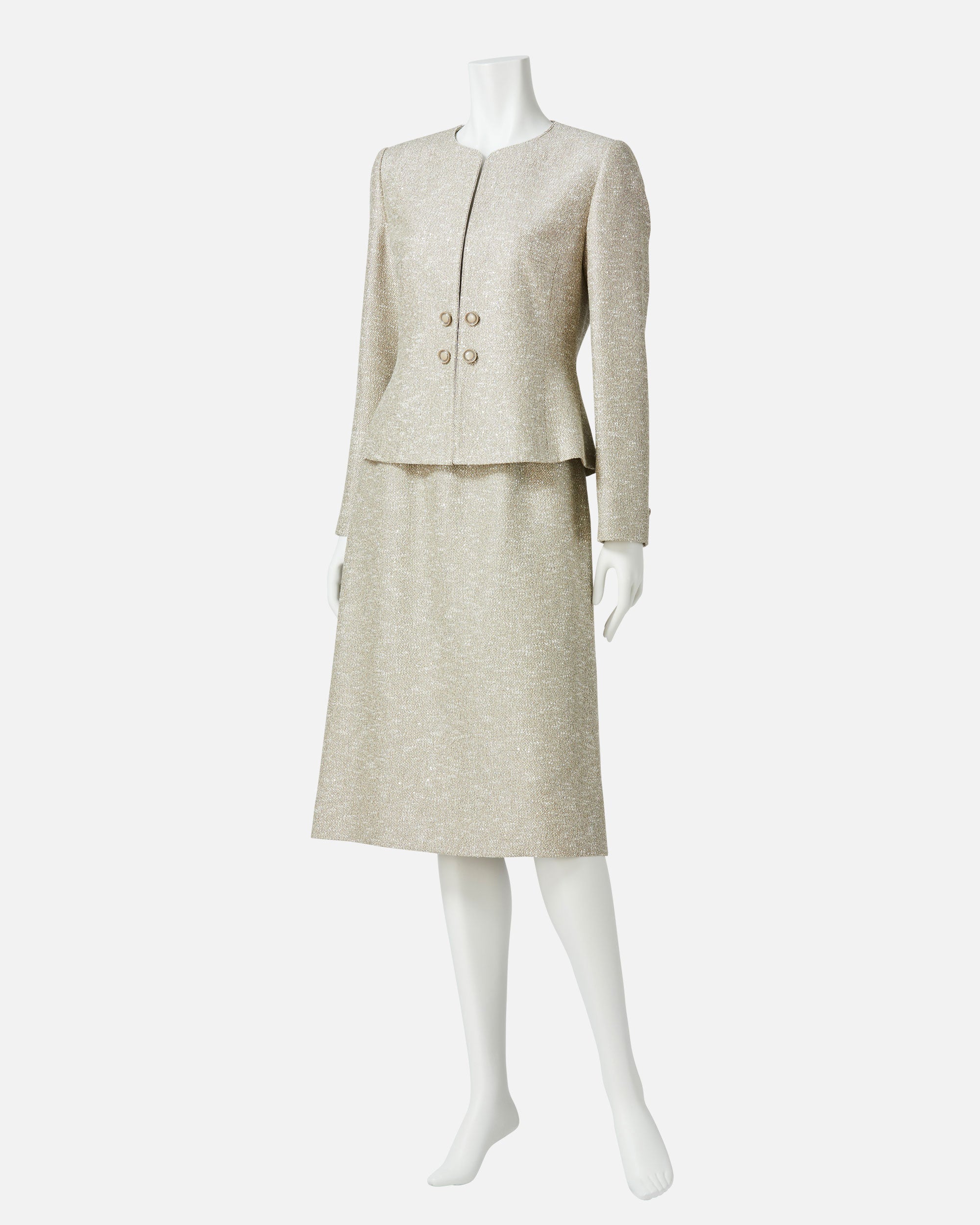 Sequin Summer Tweed Skirt