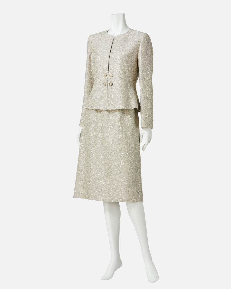 Sequin Summer Tweed Skirt
