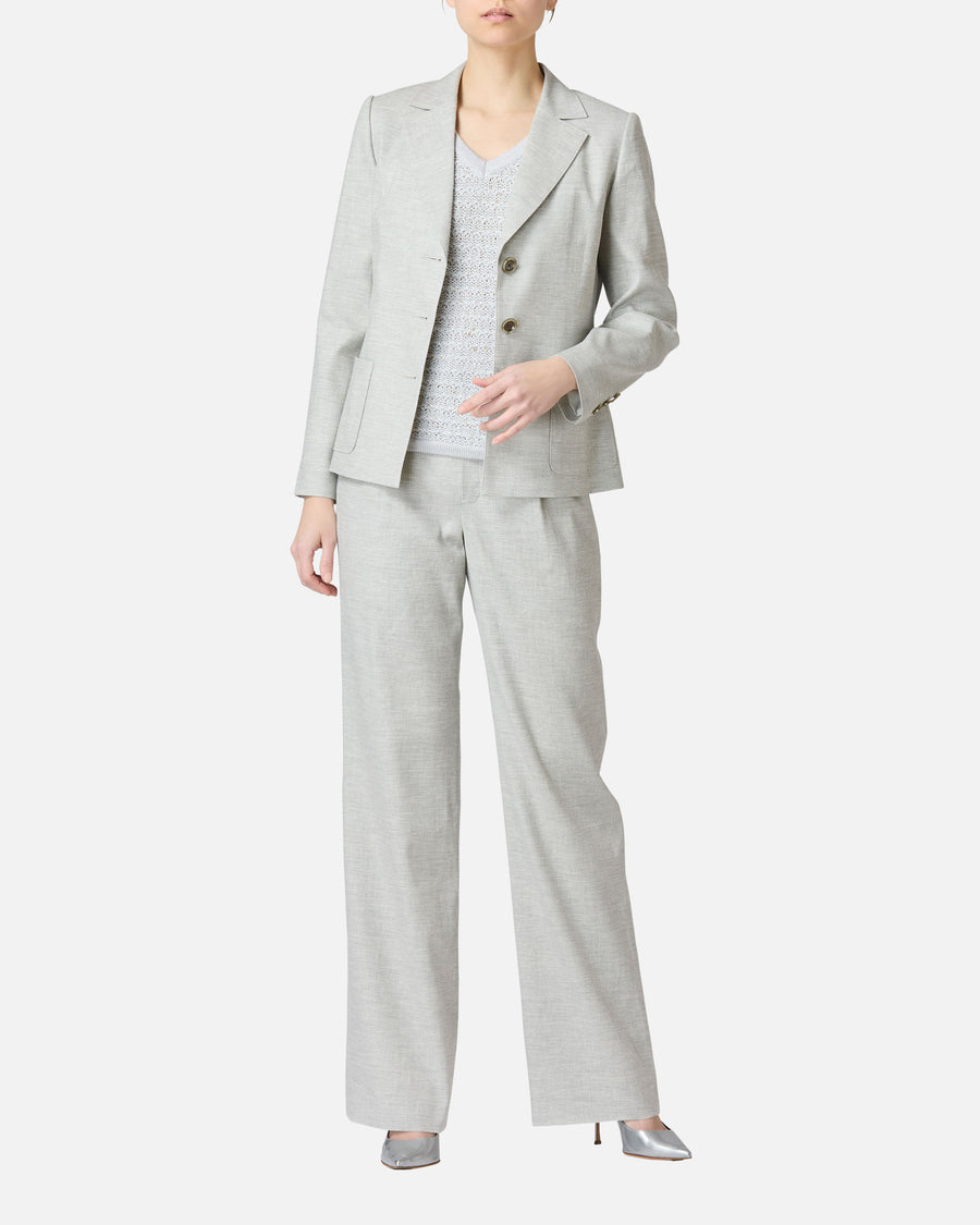 Linen rayon tailored jacket