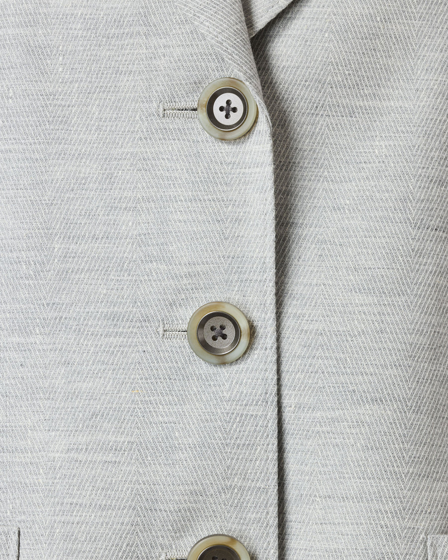 Linen rayon tailored jacket