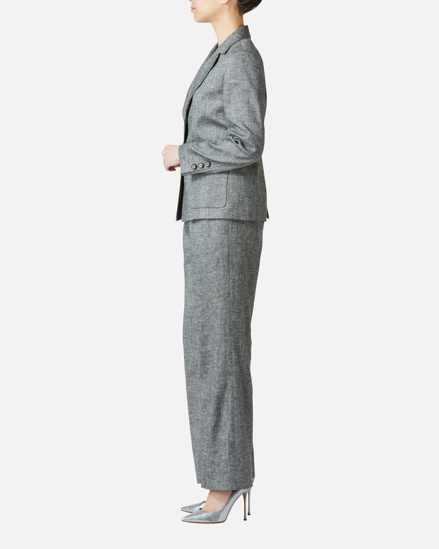 Linen rayon tailored jacket