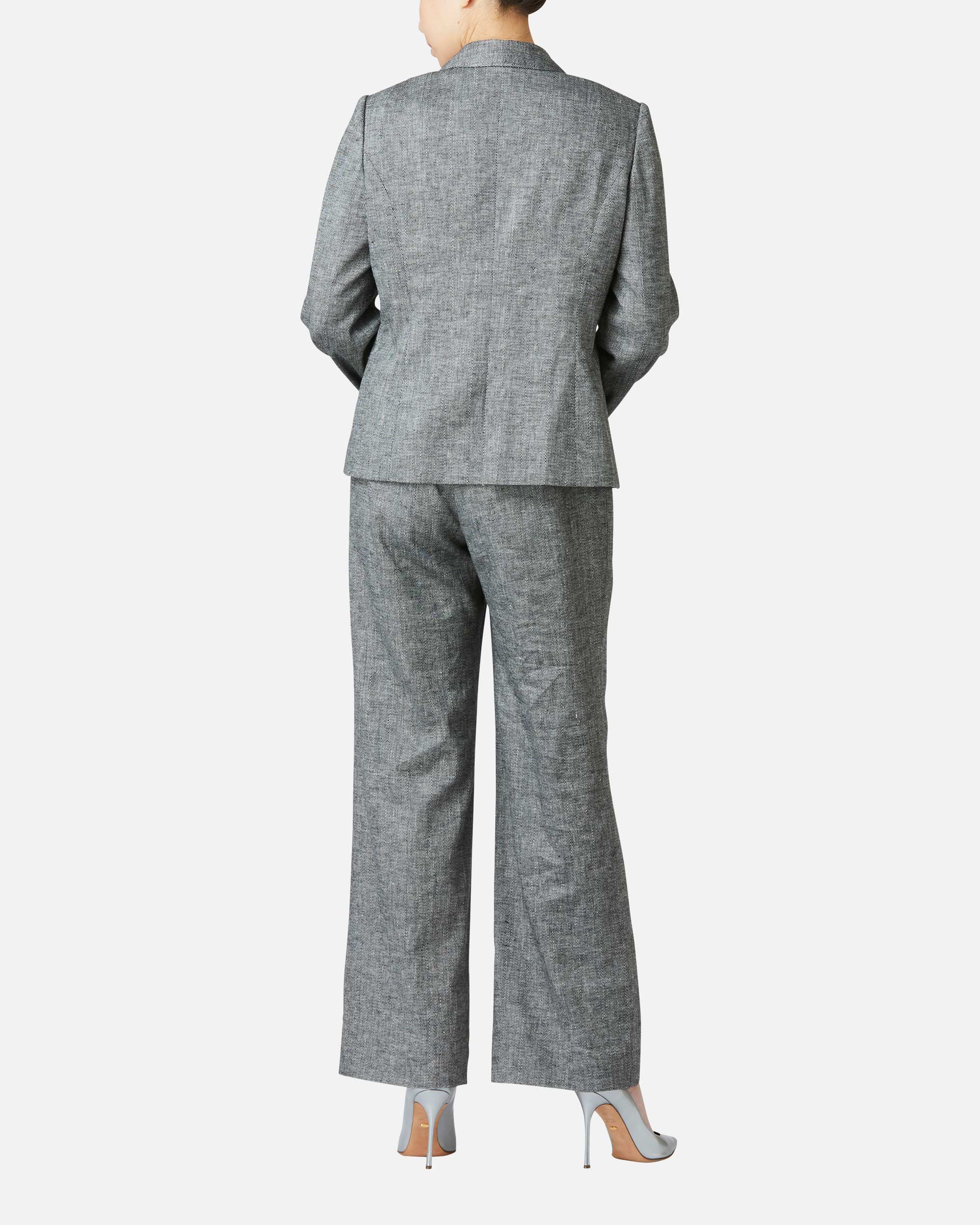Linen rayon tailored jacket