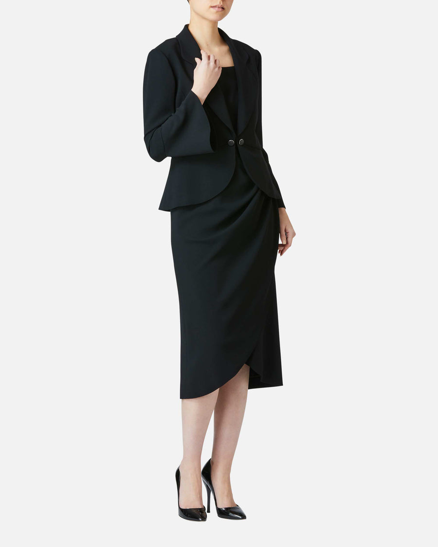 Umbrella sleeve tailored jacket