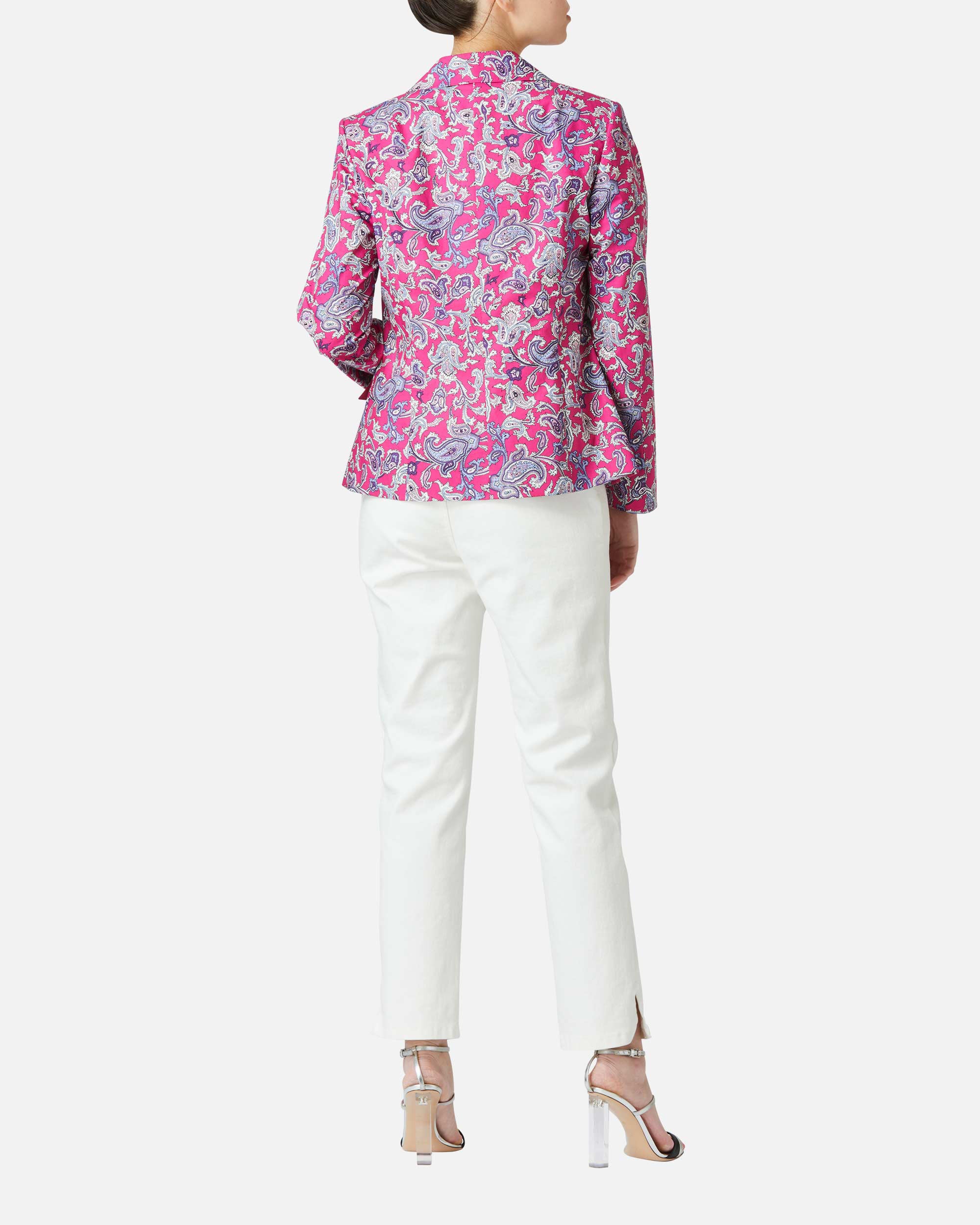 Poplin Paisley Print Jacket