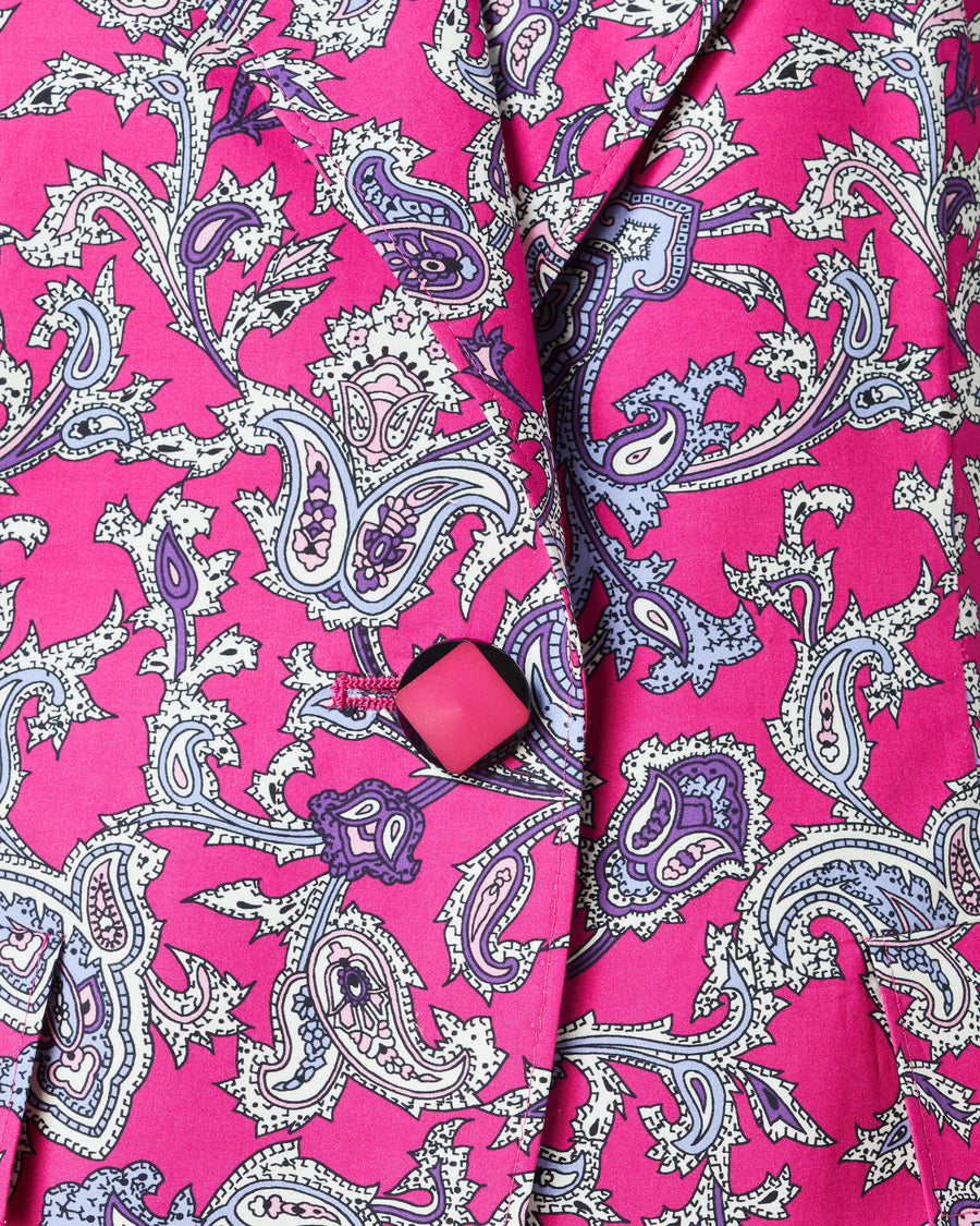 Poplin Paisley Print Jacket