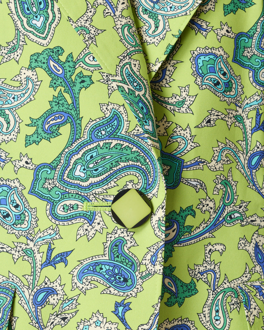 Poplin Paisley Print Jacket