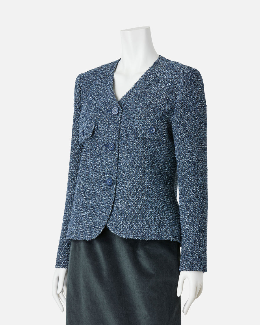 No collar jacket