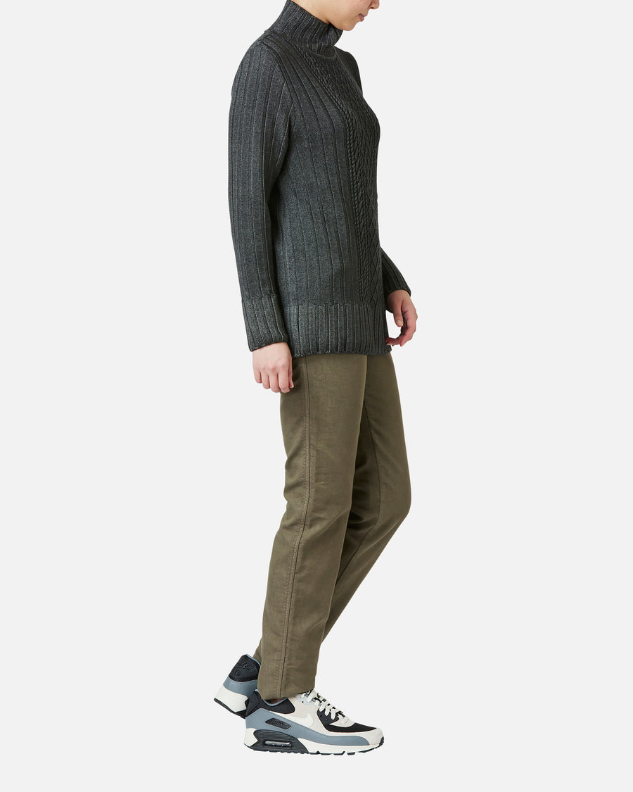 Cotton Denim Pants
