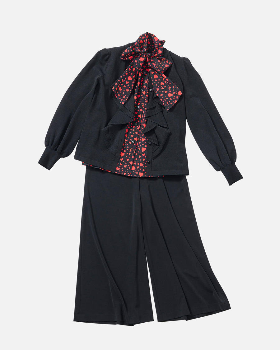 Multiplatique wide pants