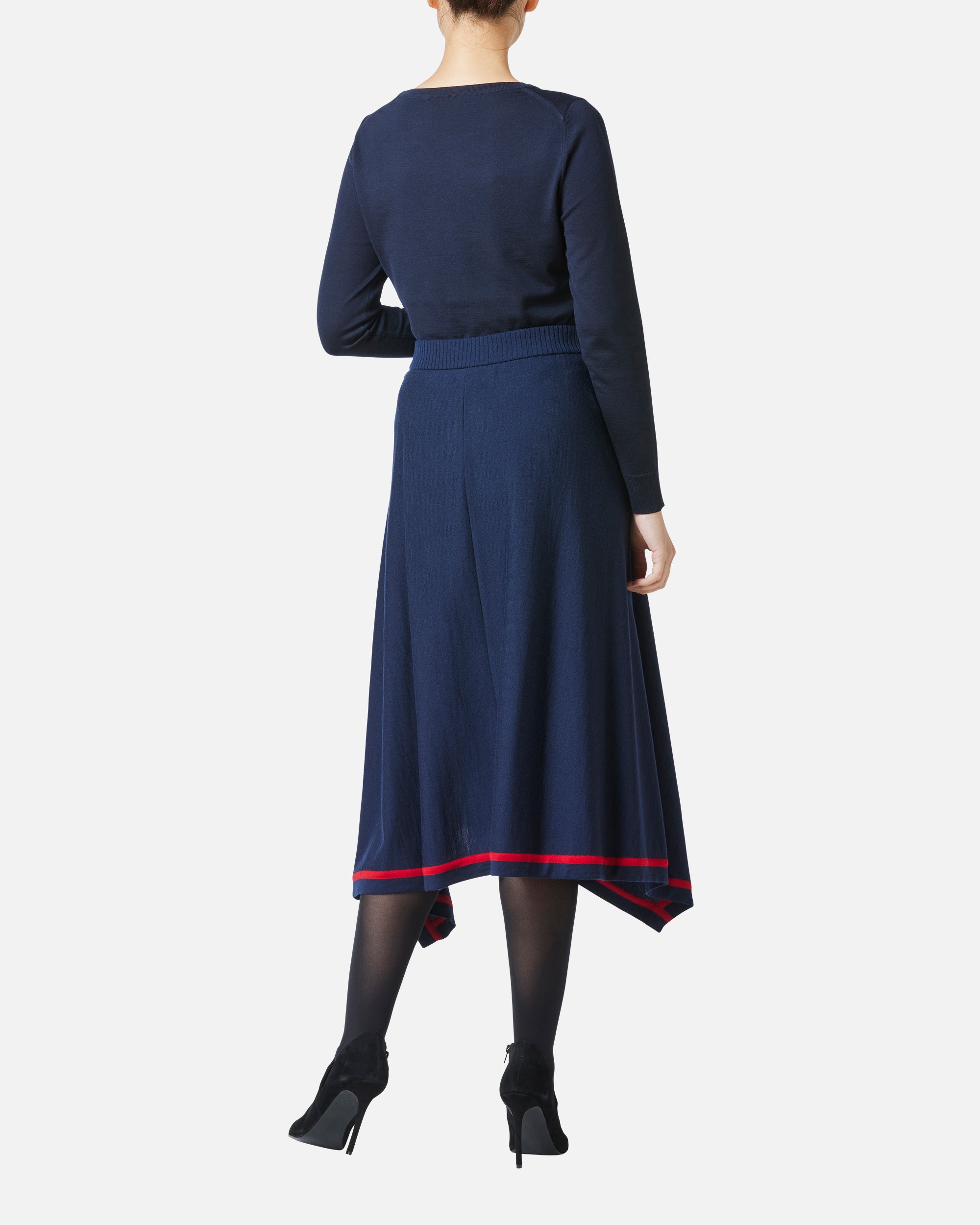 Wool Cashmere Crew-Neck Pullover