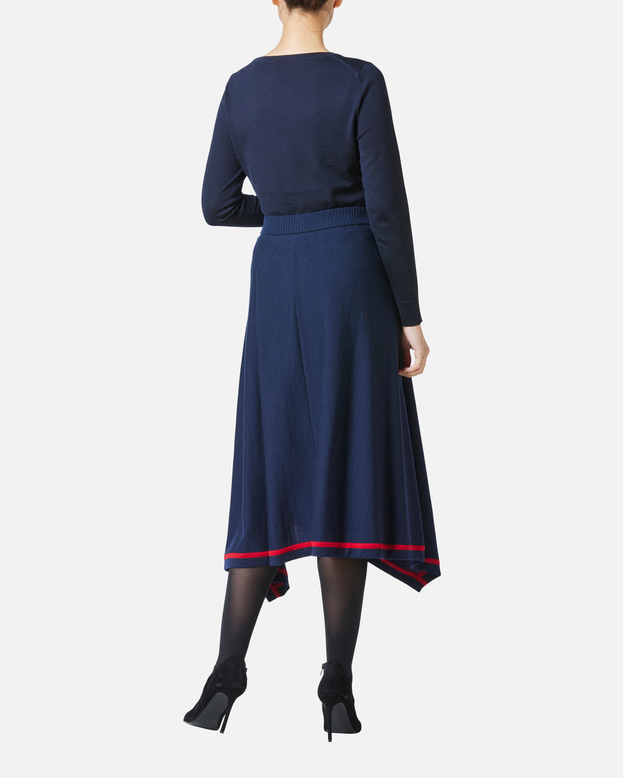 Wool Cashmere Crew-Neck Pullover