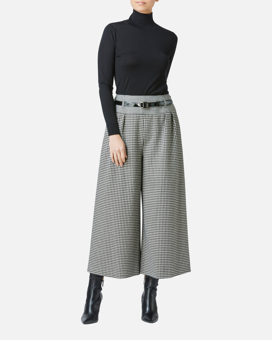 Wool Cashmere High-Neck Pullover